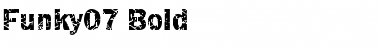 Download Funky07 Bold Font Title Preview