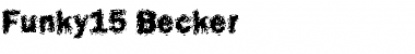 Download Funky15 Becker Regular Font Title Preview