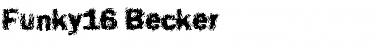 Download Funky16 Becker Regular Font Title Preview