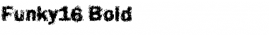 Download Funky16 Bold Font Title Preview