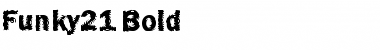 Download Funky21 Bold Font Title Preview