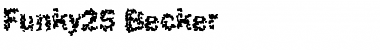 Download Funky25 Becker Regular Font Title Preview
