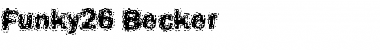 Download Funky26 Becker Regular Font Title Preview
