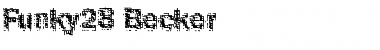 Download Funky28 Becker Regular Font Title Preview