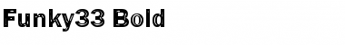 Download Funky33 Bold Font Title Preview