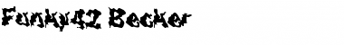 Download Funky42 Becker Regular Font Title Preview