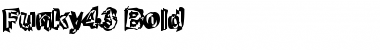 Download Funky43 Bold Font Title Preview