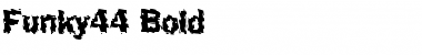 Download Funky44 Bold Font Title Preview