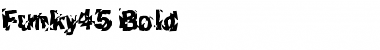 Download Funky45 Bold Font Title Preview