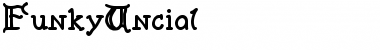 Download FunkyUncial Regular Font Title Preview