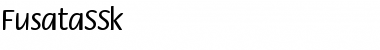 Download FusataSSk Regular Font Title Preview