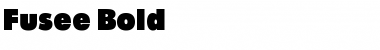 Download Fusee Bold Font Title Preview
