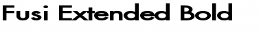 Download Fusi Extended Bold Font Title Preview