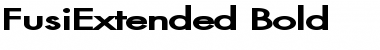 Download FusiExtended Bold Font Title Preview