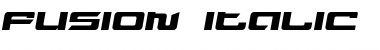 Download Fusion Italic Font Title Preview