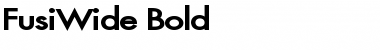 Download FusiWide Bold Font Title Preview