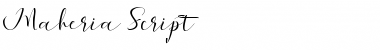 Download Maheria Script Regular Font Title Preview