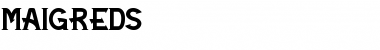 Download Maigreds Regular Font Title Preview