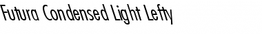 Download Futura-Condensed Light-Lefty Regular Font