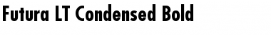 Download Futura LT CondensedBold Font