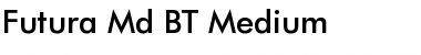Download Futura Md BT Medium Font