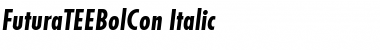 Download FuturaTEEBolCon Italic Font