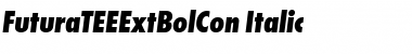 Download FuturaTEEExtBolCon Italic Font