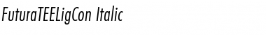 Download FuturaTEELigCon Italic Font