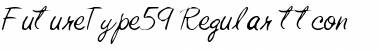 Download FutureType59 Regular Font Title Preview