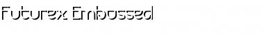 Download Futurex Embossed Regular Font Title Preview