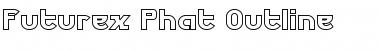 Download Futurex Phat Outline Regular Font Title Preview