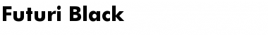 Download Futuri Black Regular Font Title Preview