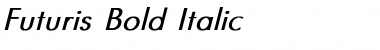Download Futuris Bold Italic Font Title Preview