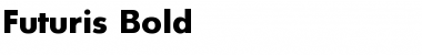 Download Futuris Bold Font Title Preview