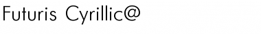 Download Futuris Cyrillic@ Font Title Preview