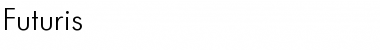 Download Futuris Regular Font Title Preview