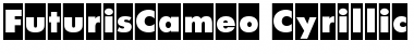 Download FuturisCameo Cyrillic Font Title Preview