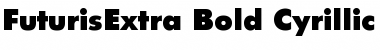 Download FuturisExtra Bold Cyrillic Font Title Preview