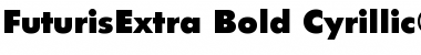 Download FuturisExtra Bold Cyrillic@ Font Title Preview