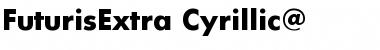 Download FuturisExtra Cyrillic@ Font Title Preview