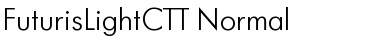 Download FuturisLightCTT Normal Font Title Preview