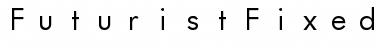 Download FuturistFixedWidth Regular Font Title Preview