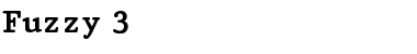 Download Fuzzy 3 Bold Font Title Preview