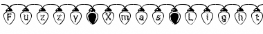 Download Fuzzy Xmas Lights Regular Font Title Preview
