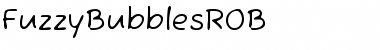 Download FuzzyBubblesROB Regular Font Title Preview