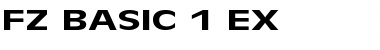 Download FZ BASIC 1 EX Normal Font Title Preview