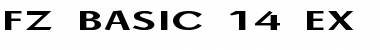 Download FZ BASIC 14 EX Normal Font Title Preview