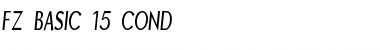 Download FZ BASIC 15 COND Normal Font Title Preview