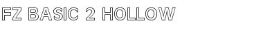Download FZ BASIC 2 HOLLOW Normal Font Title Preview
