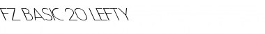 Download FZ BASIC 20 LEFTY Normal Font Title Preview